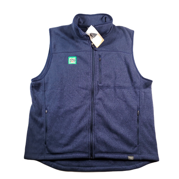 L.L. Bean Other - LL Bean Sweater Fleece Vest Mens XL Blue Slightly Fitted Co. Logo